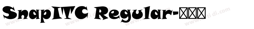 SnapITC Regular字体转换